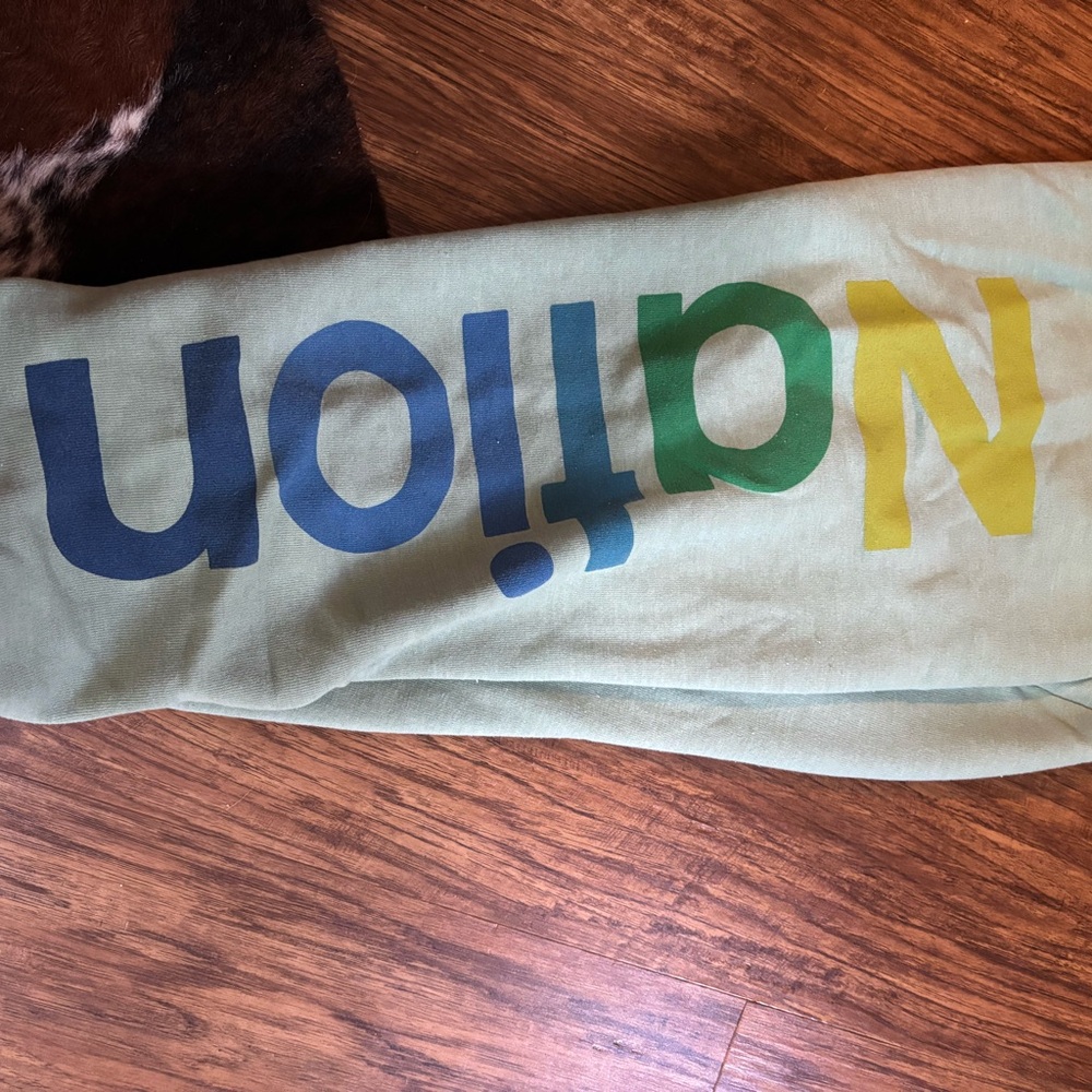 Aviator Nation joggers size small. green with multi color logo - Picture 4 of 5